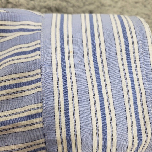 Ralph Lauren Shirt Mens 16.5 34/35 Blue Button Down Classiccore Yarmouth - Picture 6 of 16